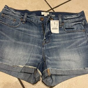 NWT J. Crew Denim Jeans Shorts Women's Size 26